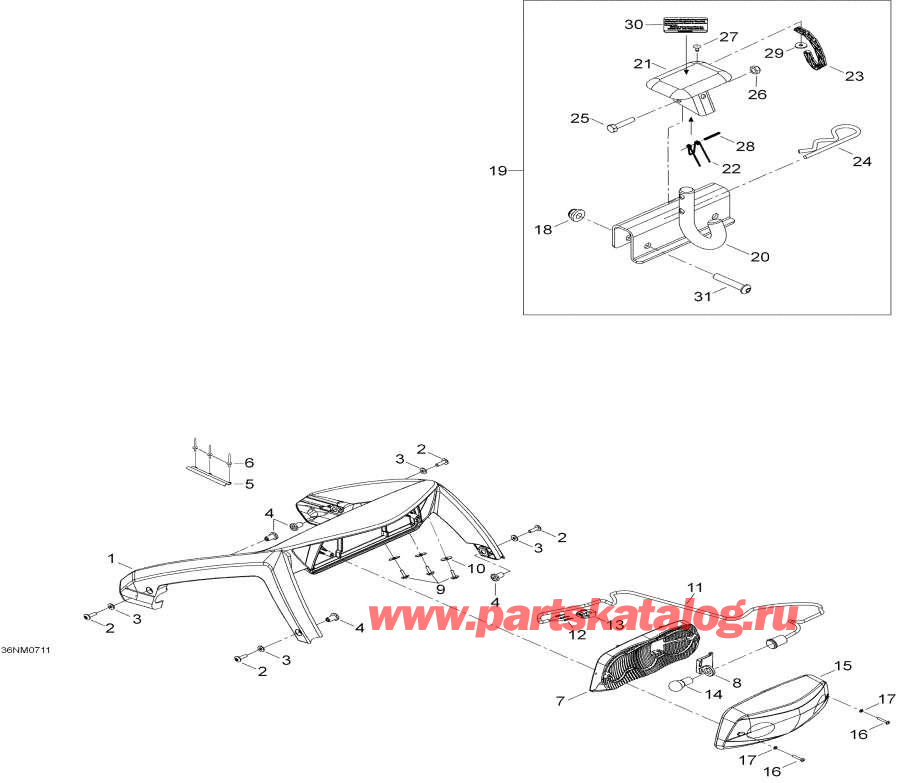 Snowmobile   - Luggage Rack