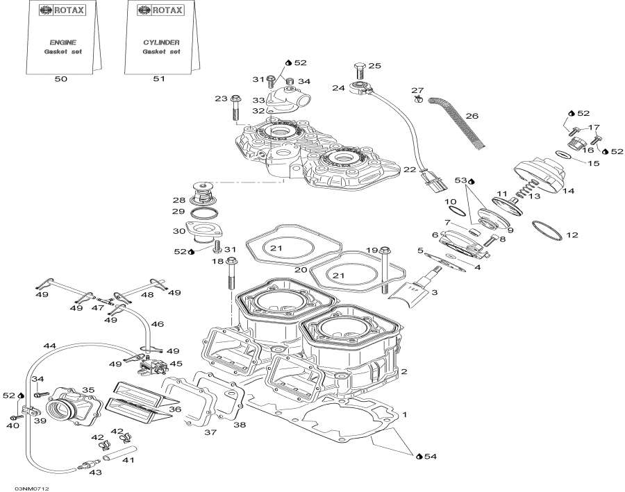 Snowmobile   -     ,Cylinder And Cylinder Head