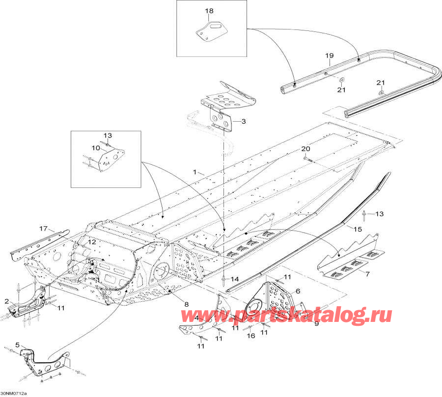 Snowmobile Lynx  -  / Frame