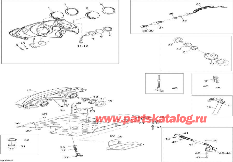 Snowmobiles lynx  - Electrical System