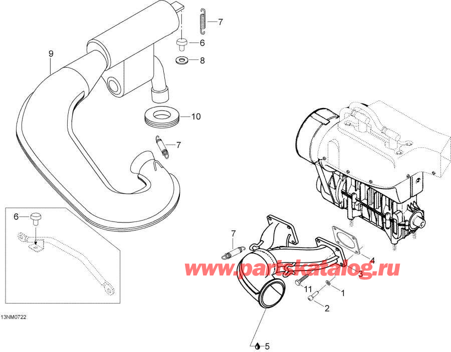 Snowmobiles   - Exhaust System /  