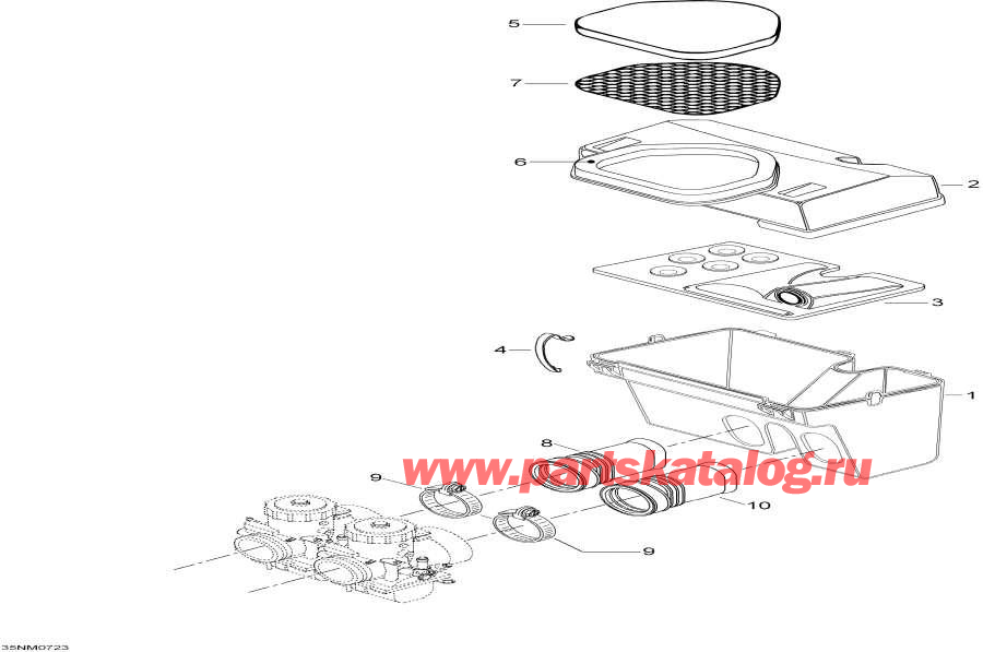 Snow mobile Lynx  - Air  / Air Silencer