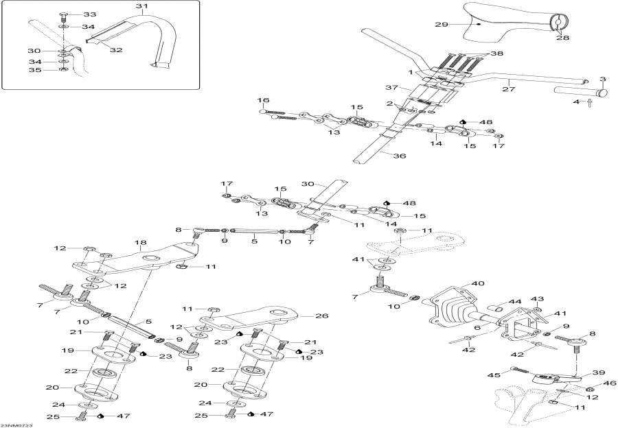 Snowmobile   -   System / Steering System