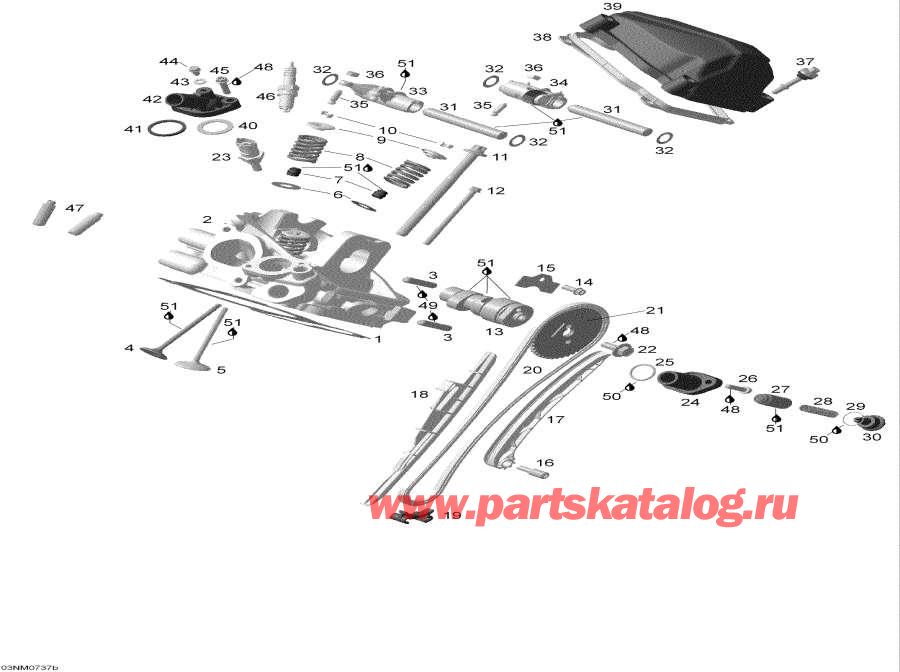  Lynx  - Cylinder Head Rear /    Rear