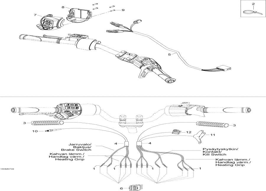  lynx  - Steering Harness,   