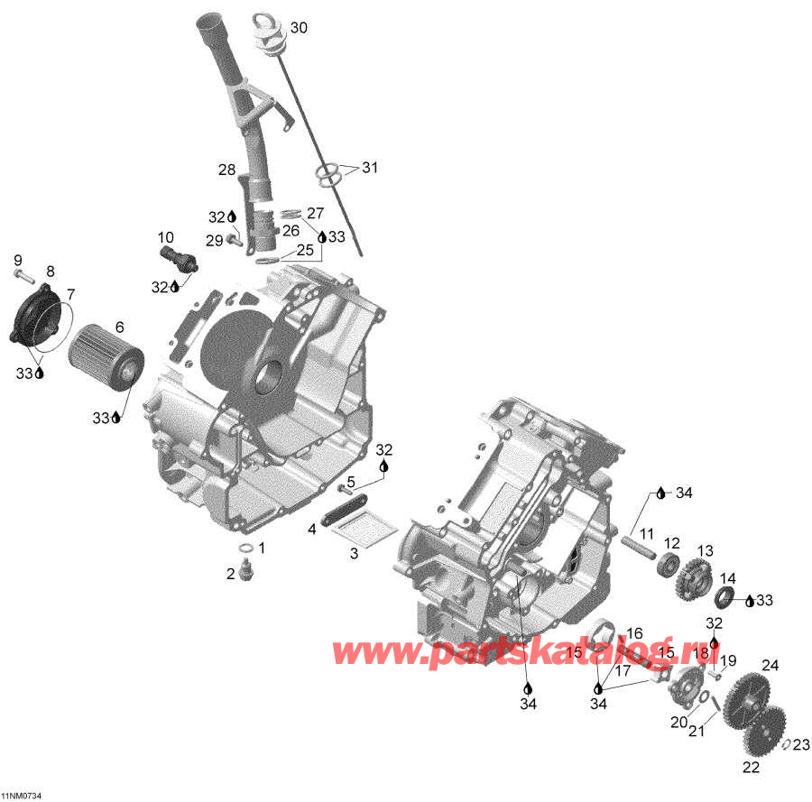  lynx  - Lubrication And Oil Pump