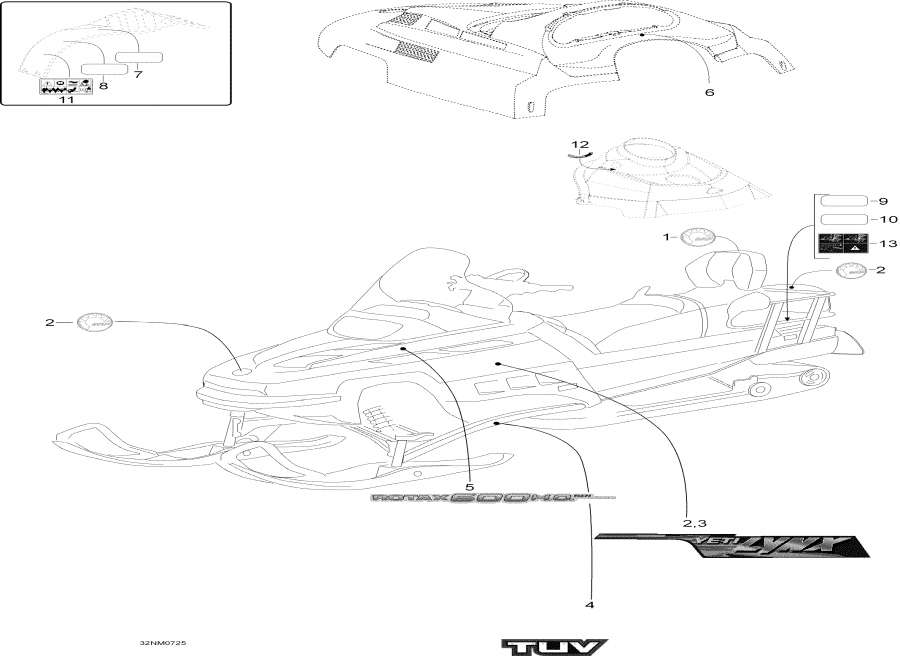 Snow mobile �����  - �������� - Decals