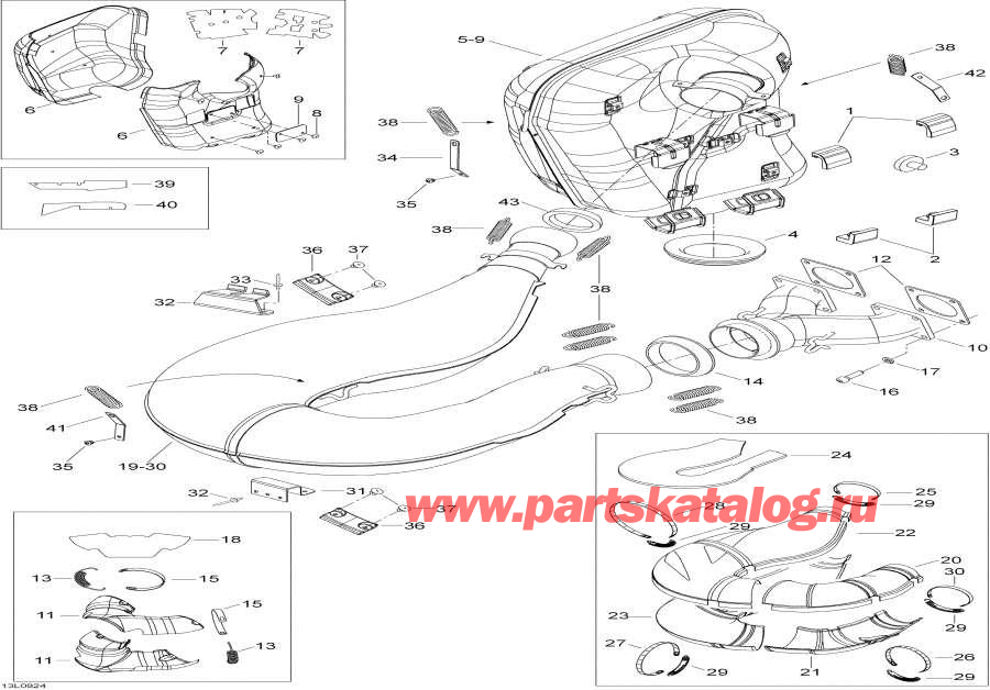  lynx  - Exhaust System