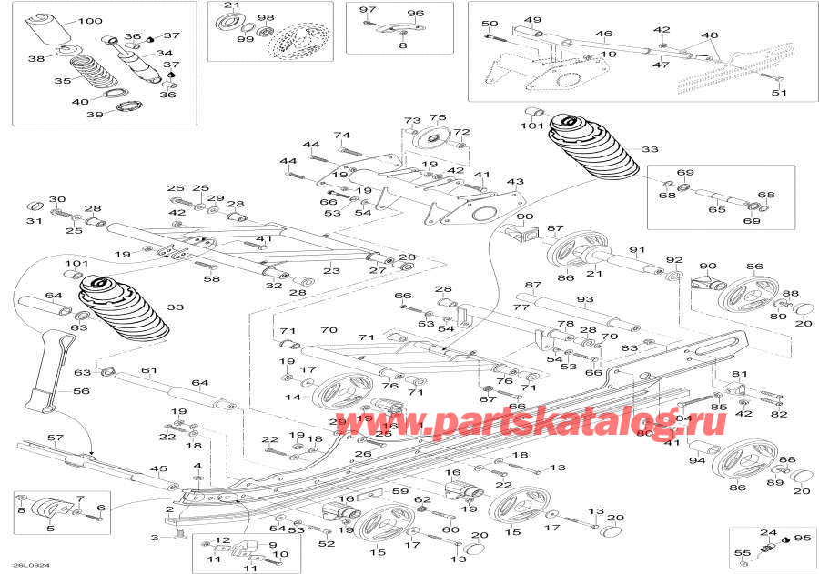  lynx  - Rear Suspension -  