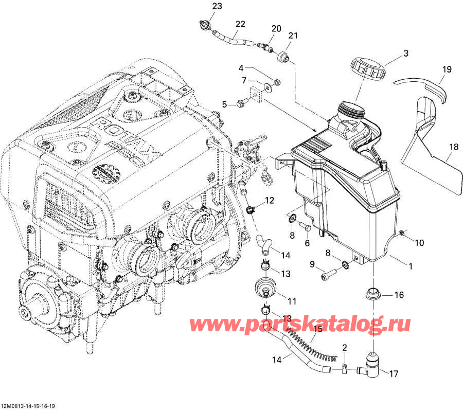 Snow mobile   - Oil System