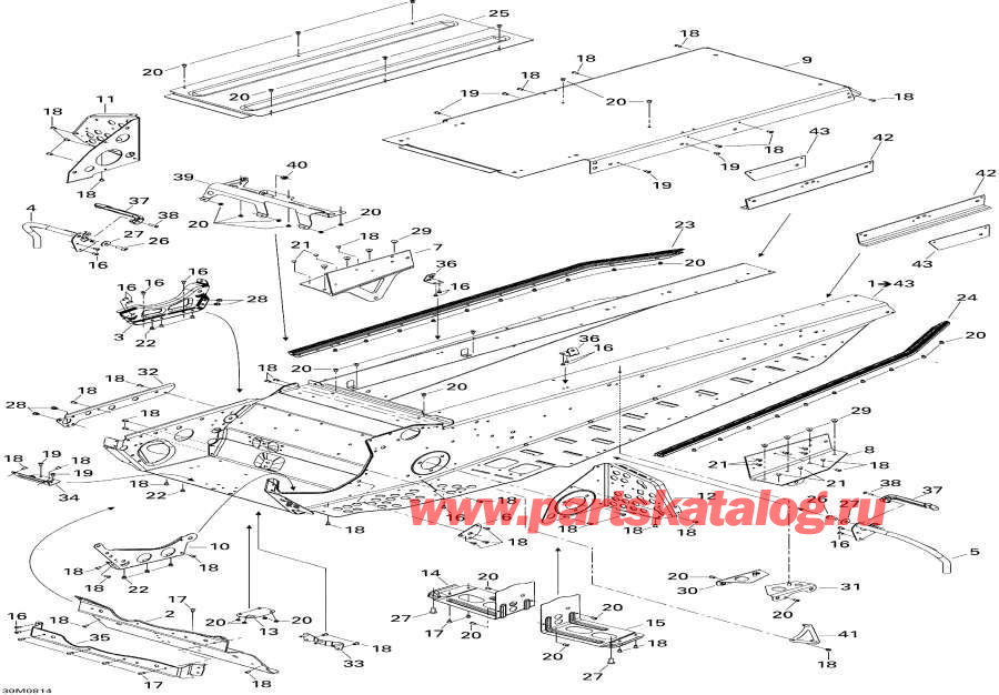 Snowmobiles Lynx  - Frame / 