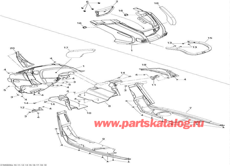Snowmobiles lynx  -   Adventure / Bottom Pan Adventure