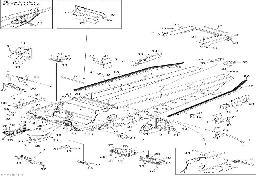 Snowmobiles lynx  - Frame Adventure