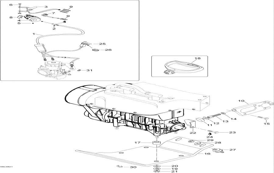  lynx  - Engine And Engine Support -    Sport