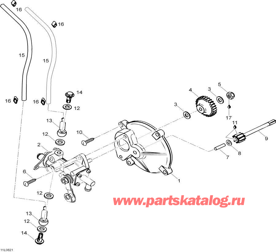 Snow mobile lynx  - Oil Pump - �������� �����