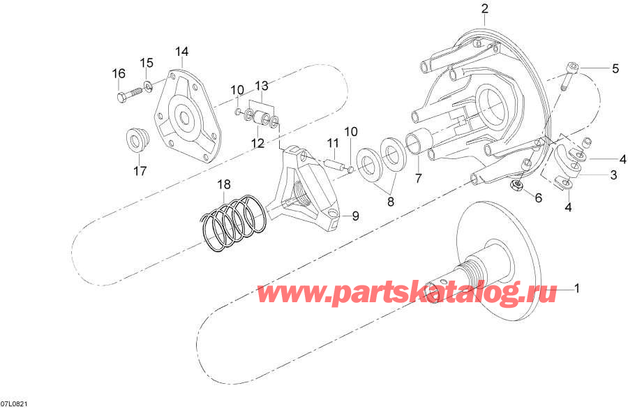 Snowmobiles   - Drive Pulley