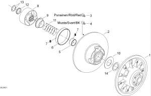 05-   (05- Driven Pulley)