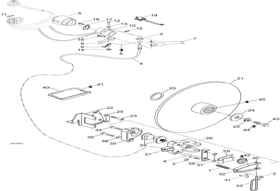 Snowmobiles Lynx  -  / Brake