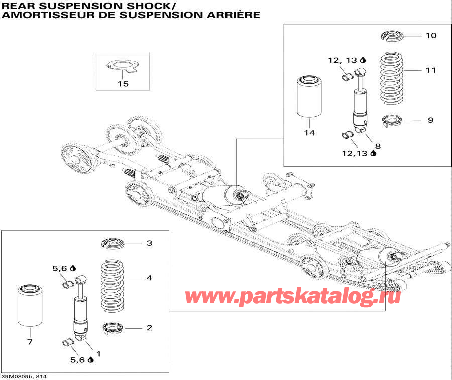 Snowmobiles   -   Shocks Ranger / Rear Suspension Shocks Ranger