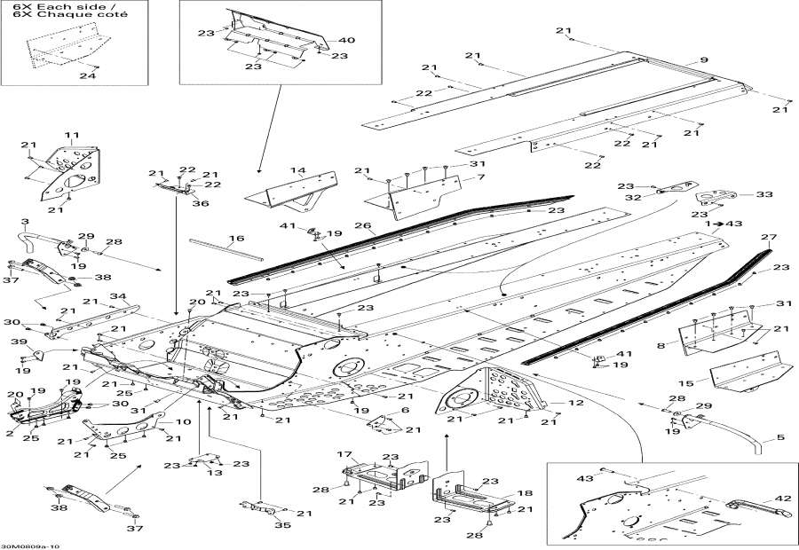 Snow mobile Lynx  - Frame Ranger - ���� Ranger
