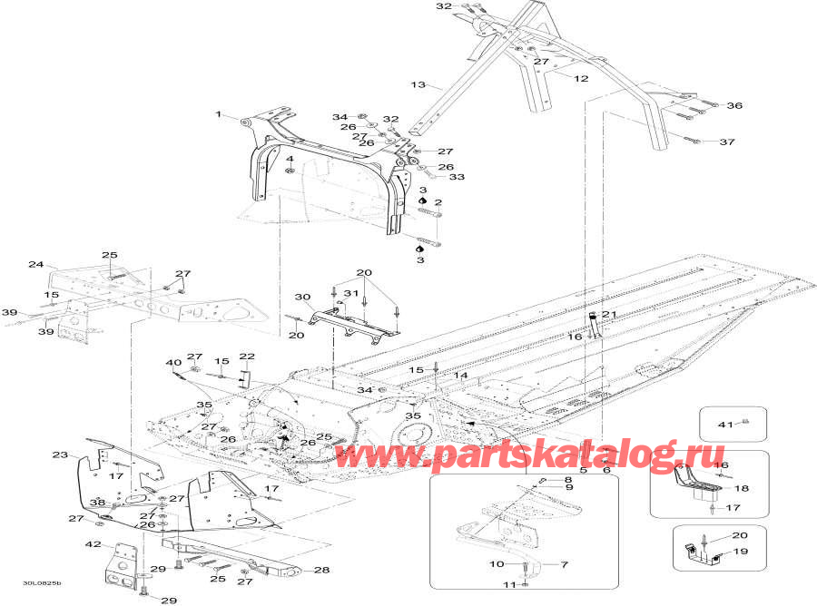 Snowmobiles lynx  -   Components,Frame And Components