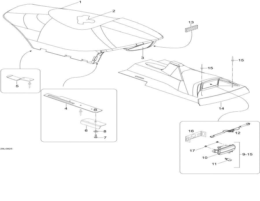 Snowmobile lynx  - ����� / Seat