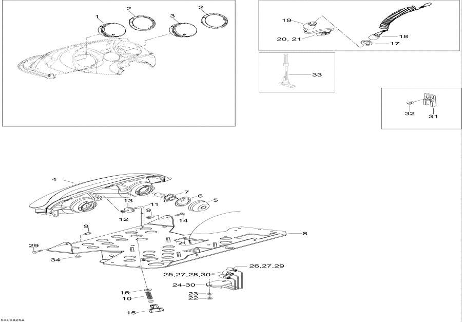 Snow mobile Lynx  - Electrical System