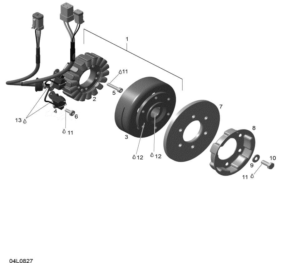 Snowmobile lynx  - Ignition - Ignition