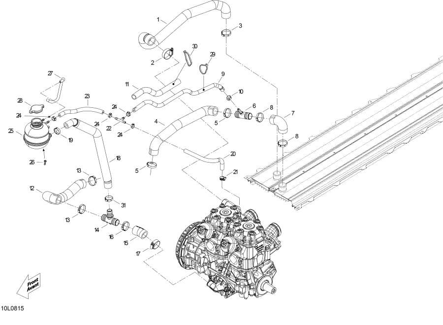 Snow mobile   - Cooling System -  System