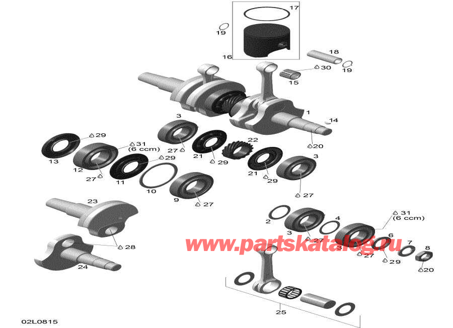  Lynx  - Crankshaft And Pistons /   