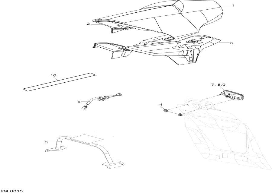 Snowmobile   - Seat - 
