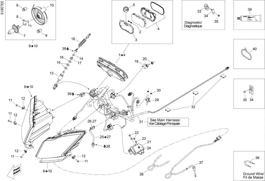 Snow mobile   - Electrical Accessories /  