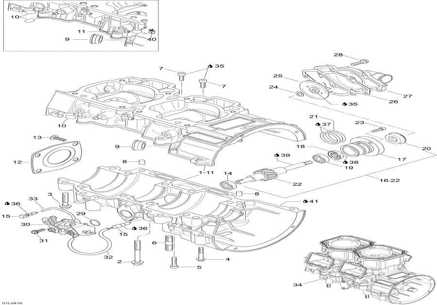 ��������� Lynx  - Crankcase