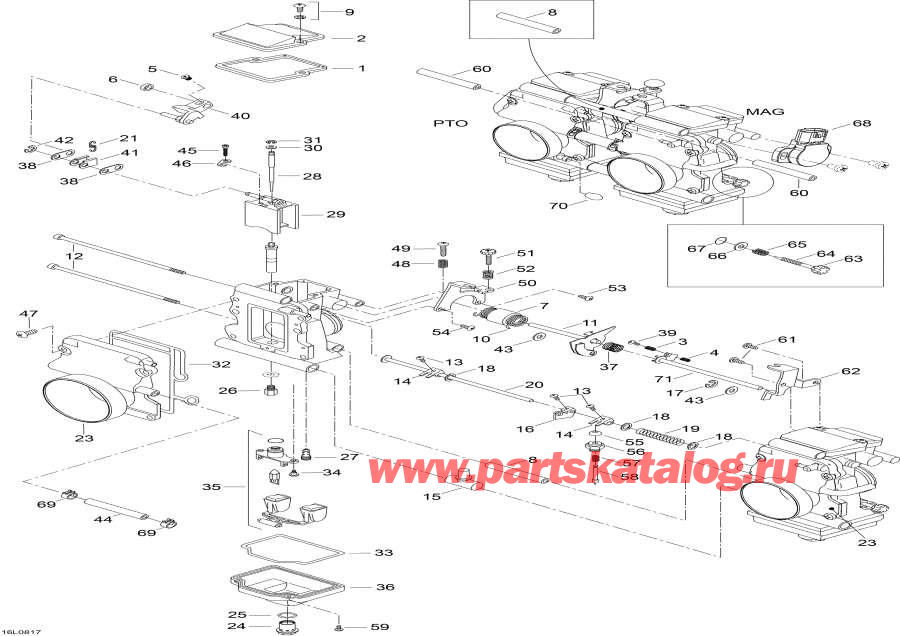 Snowmobiles Lynx  -   / Throttle Body