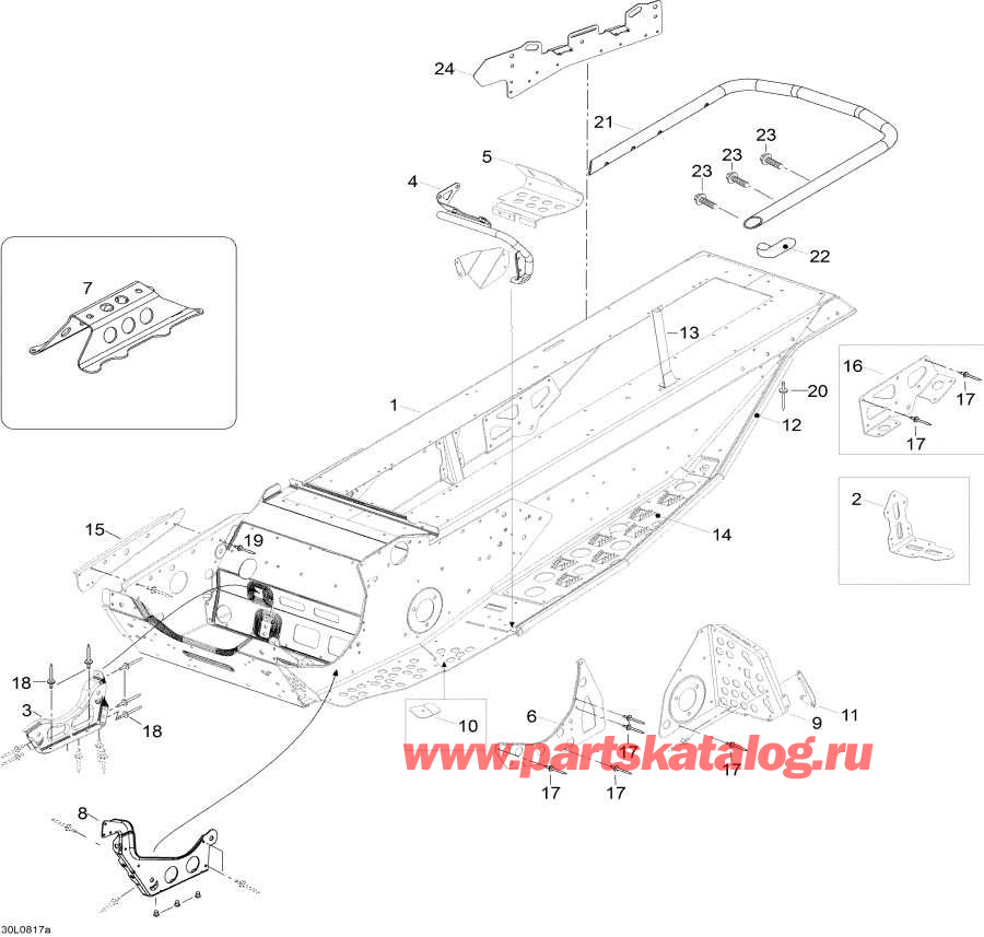 Snow mobile   - Frame - 