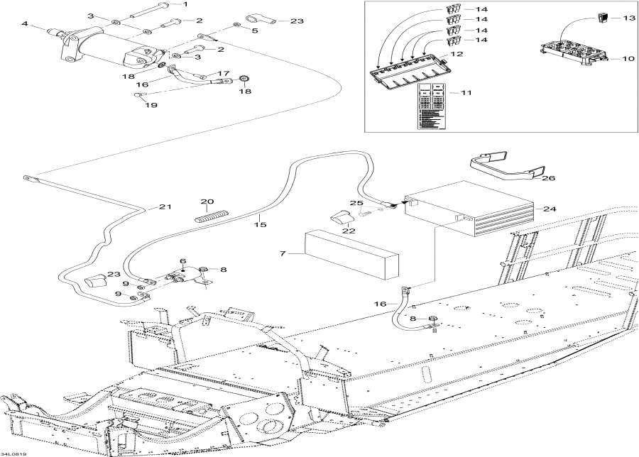 Snow mobile �����  - Battery And Starter