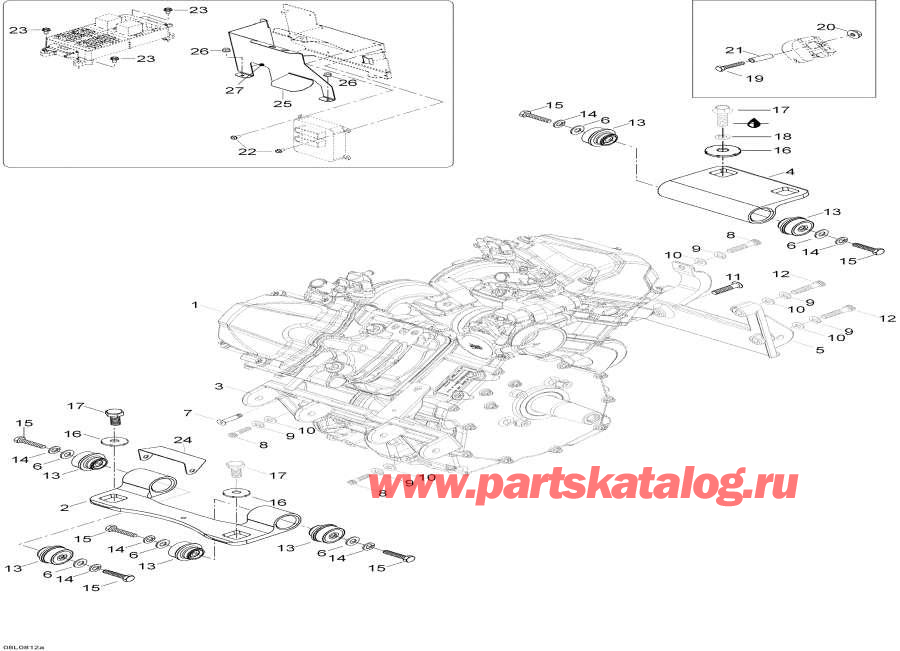  lynx  - Engine And Engine Support -    Sport