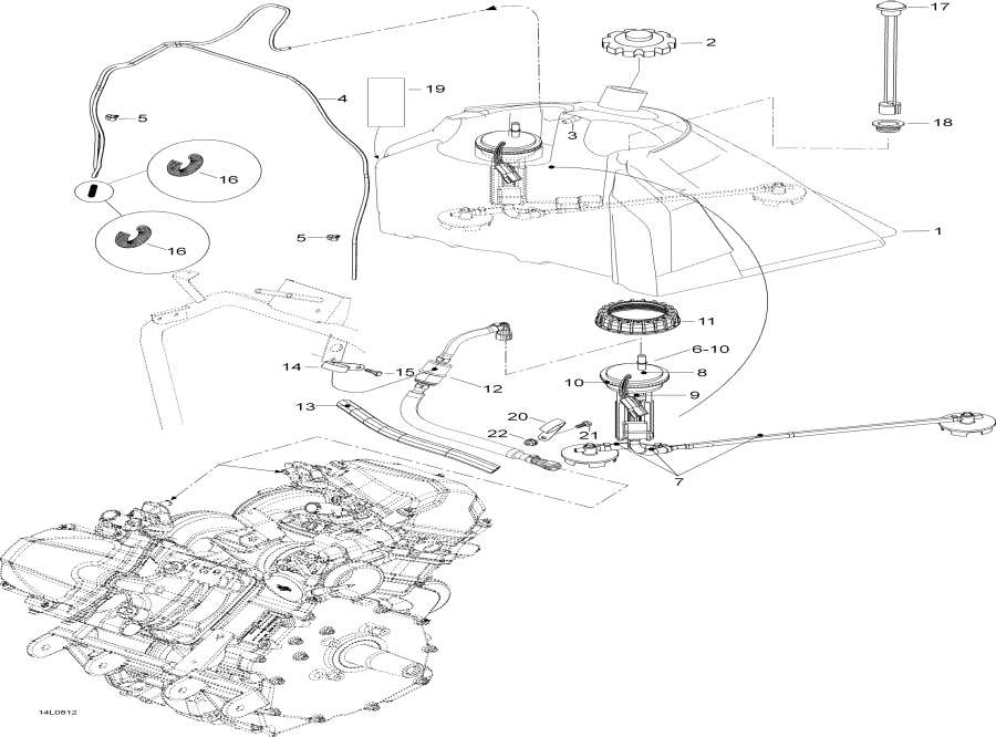 Snowmobiles   - Fuel Tank And Fuel Pump,    