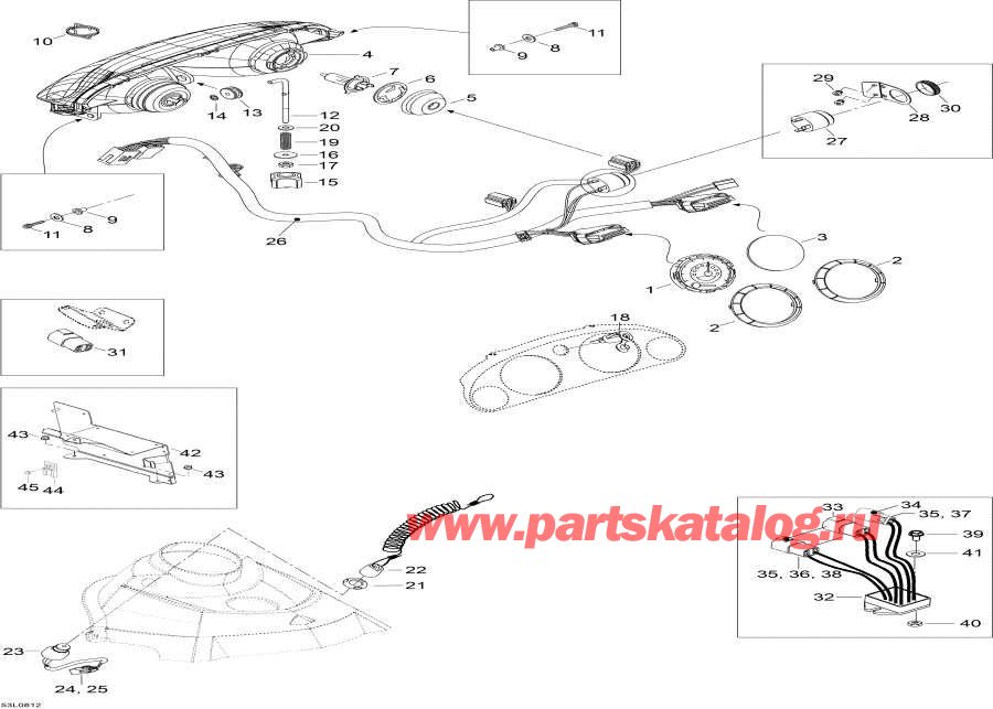 Snow mobile Lynx  - Electrical Acessories