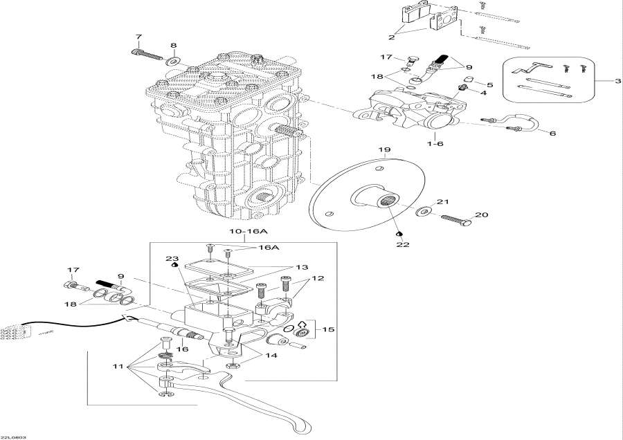 Snowmobiles lynx  - Hydraulic Brake / Hydraulic 