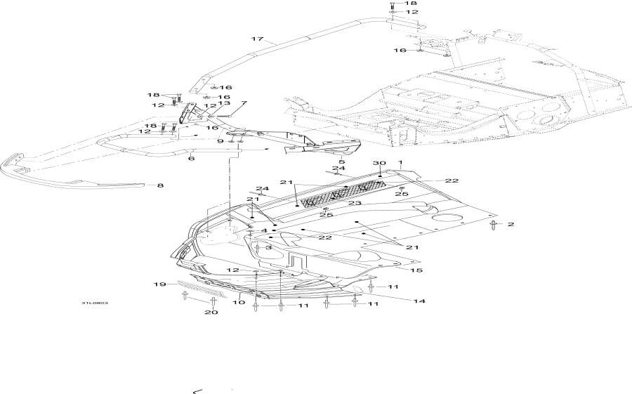 Snowmobiles Lynx  -   / Bottom Pan