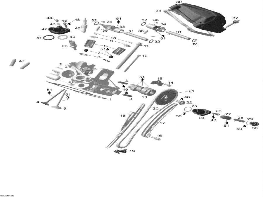 Snow mobile   -    Rear / Cylinder Head Rear