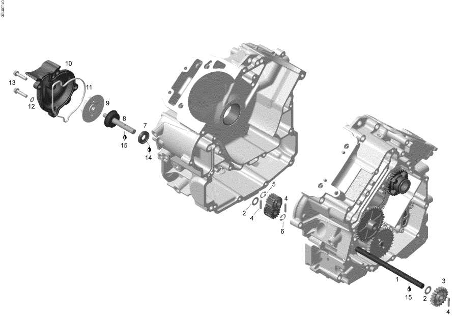 Snowmobile lynx  - Water / Waterpump