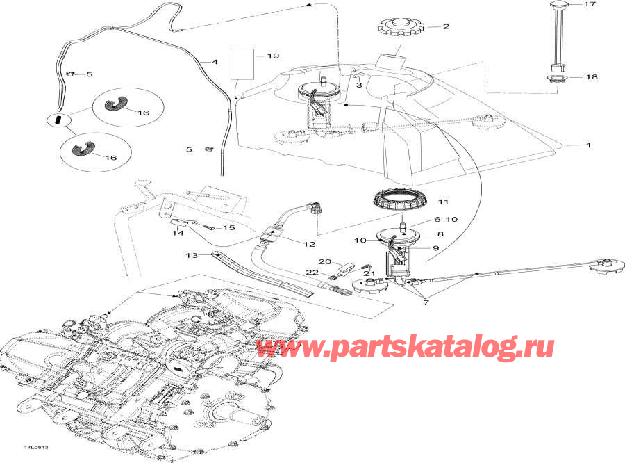 Snowmobile   -      - Fuel Tank And Fuel Pump