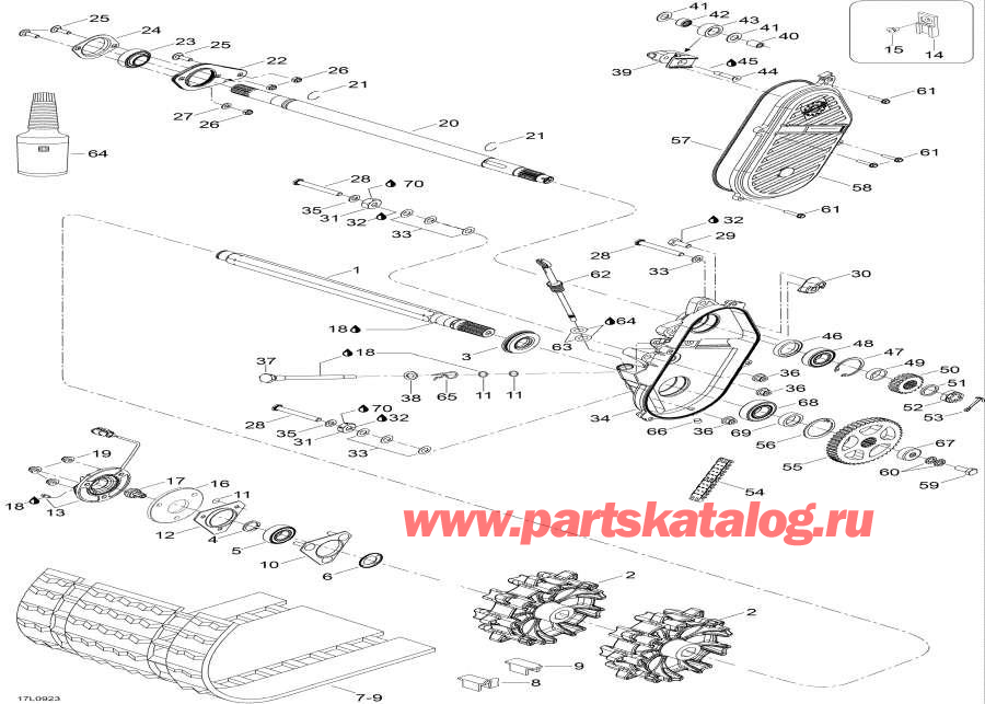  lynx  - Drive Axle  Track / Drive Axle And Track