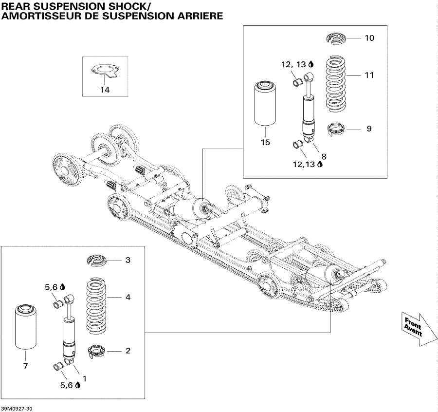 Snowmobiles Lynx  - Rear Suspension Shocks / ������ �������� Shocks