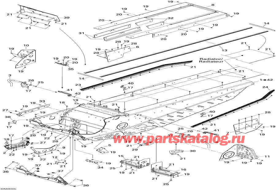 Snow mobile Lynx  - Frame Ranger