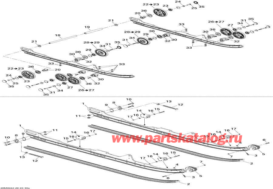 Snow mobile   -   Std / Rear Suspension Std