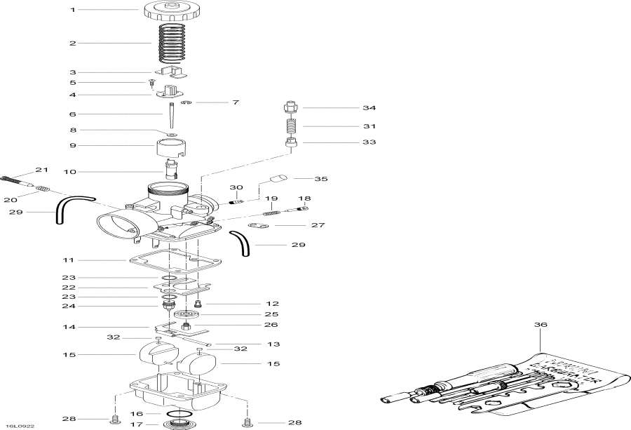Snowmobile �����  - Carburetor - ����������