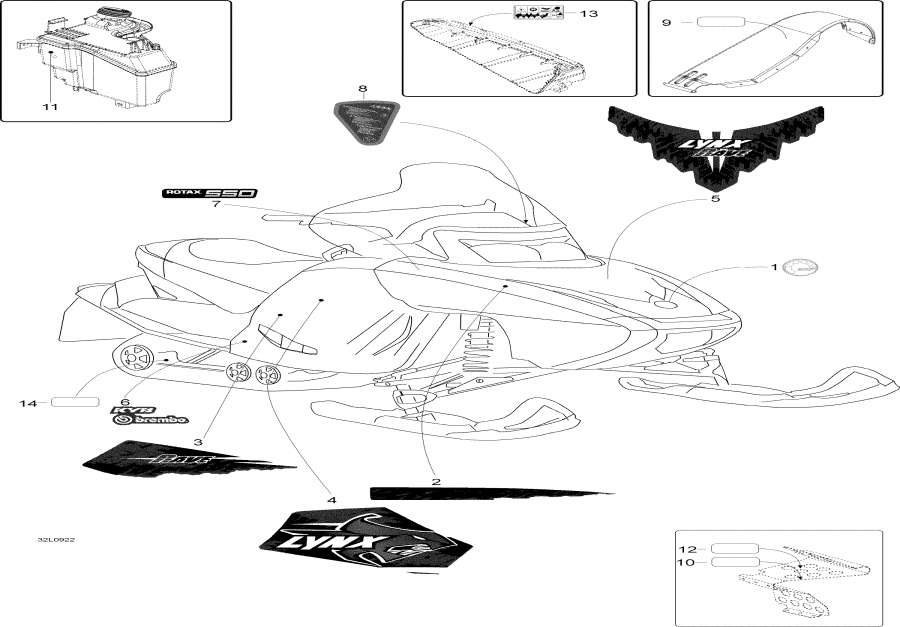 Snowmobiles �����  - �������� - Decals